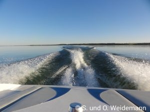 Boat ride auf dem Gull Lake