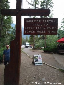 Eingang zum Johnston Canyon