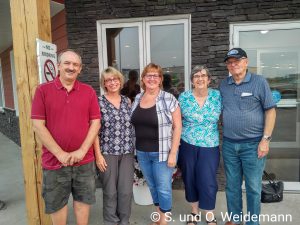 Leslie, Susanne, Sandra, Hilda und Alfred